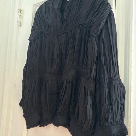 ZARA RUCHED ZW SHIRT LIMITED EDITION - Picture 4 of 6